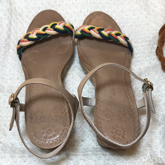 EUC Jack Rodgers Braided cork wedge Sandals size 6 - Picture 6 of 8